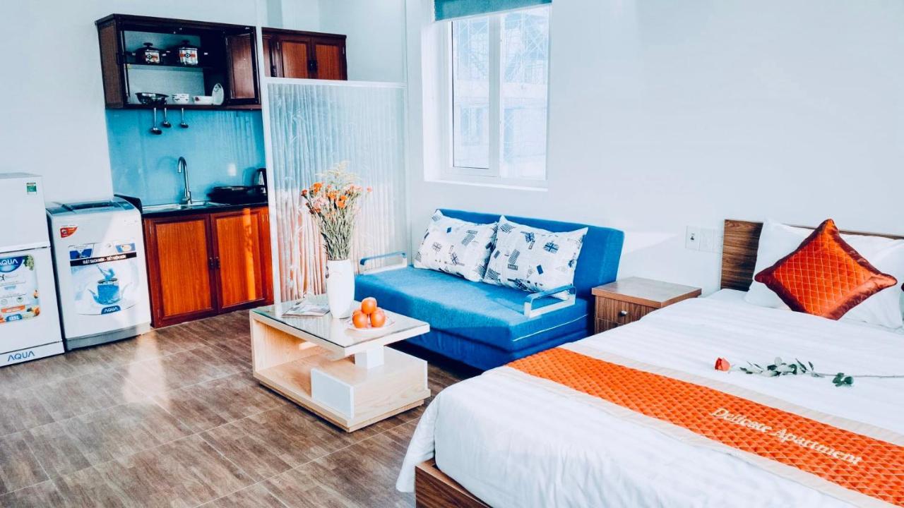 Delicate Serviced Apartment And Hotel Da Nang Bagian luar foto